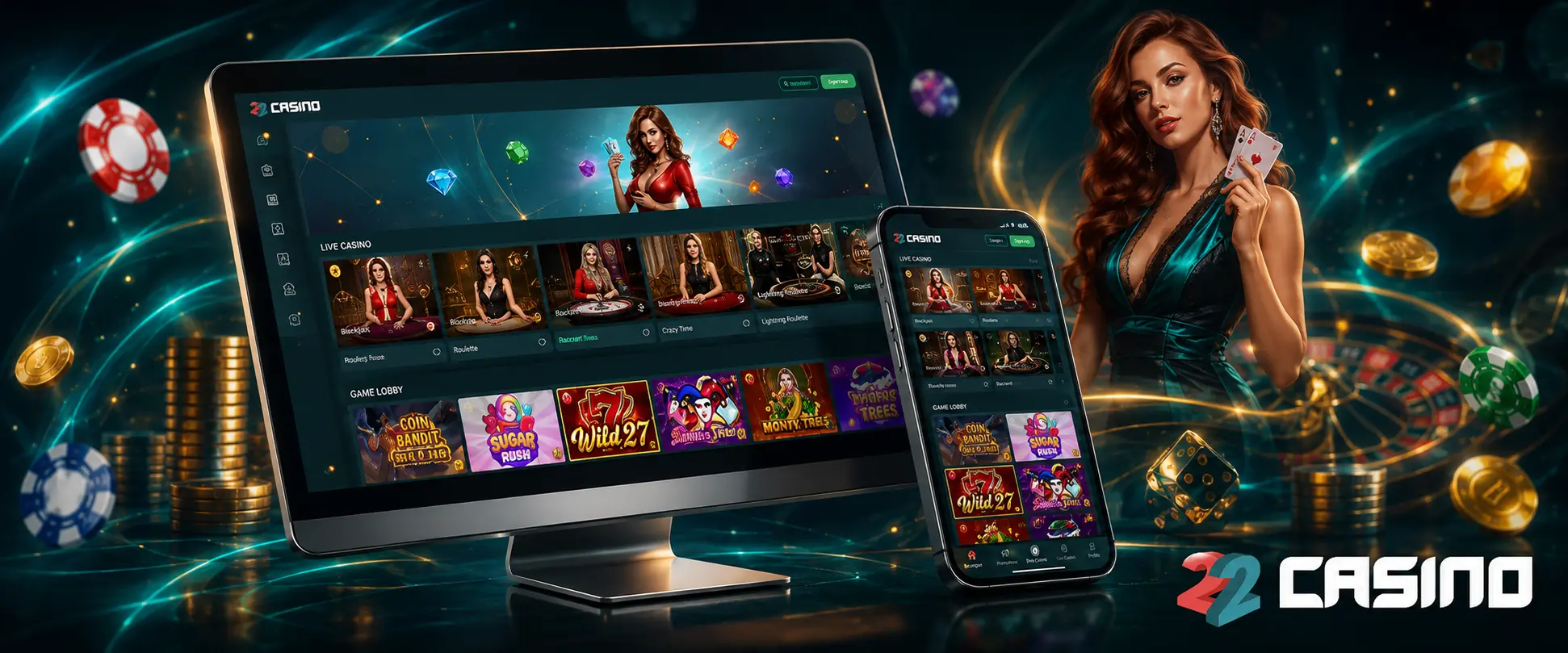Metody płatności i waluty w 22Casino